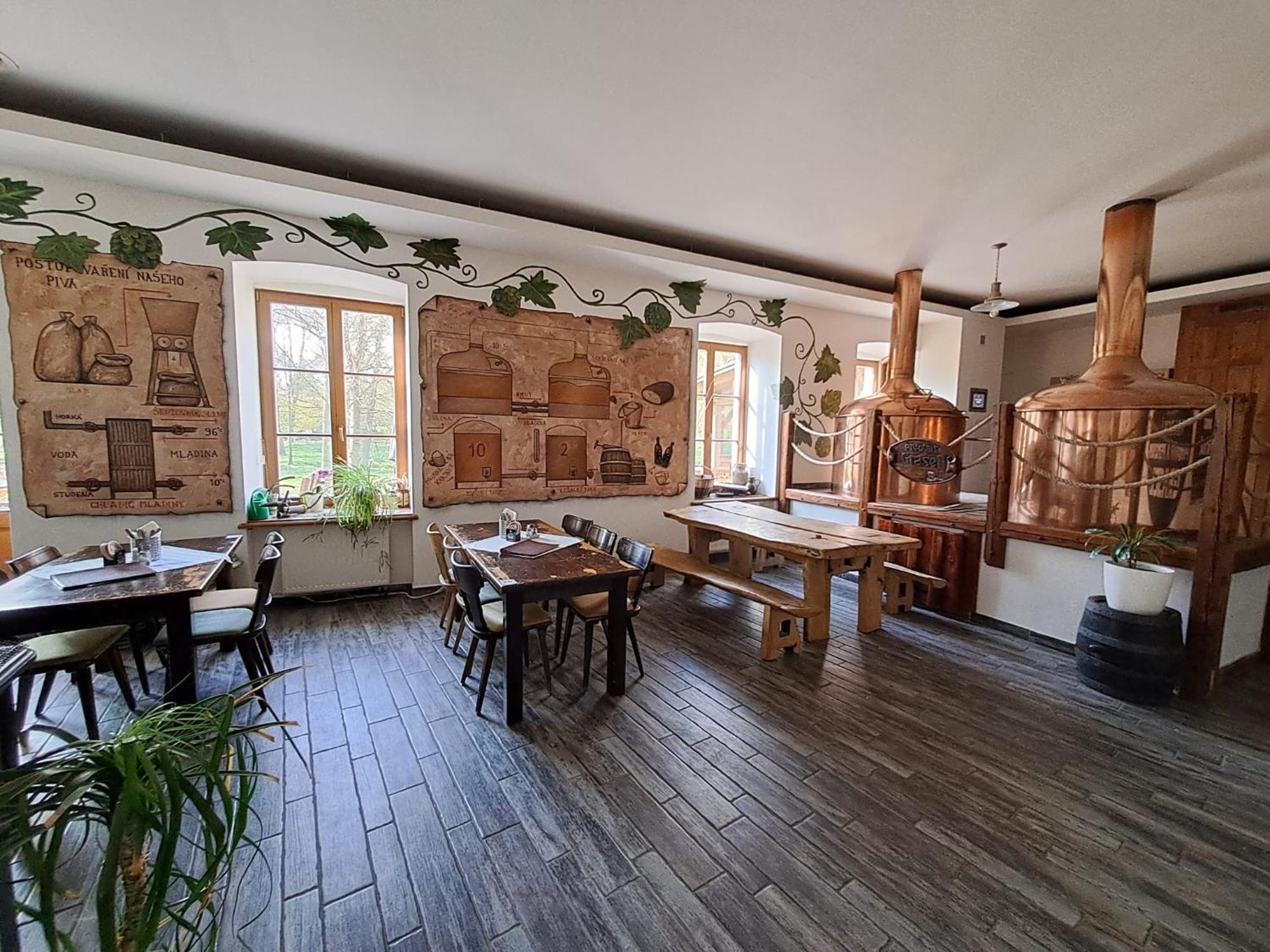 Pivovar&Penzion GRASEL Český Rudolec Esterno foto